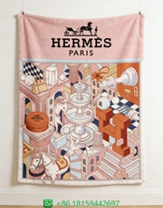 Hermes Throw Blankets